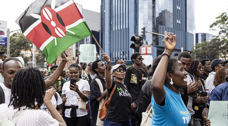 Kenya-protest